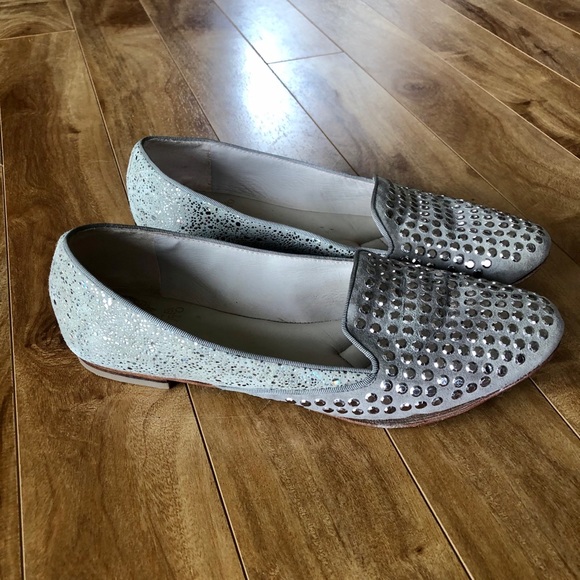 Vince Camuto Sparkly Rhinestone Loafers - Picture 1 of 7